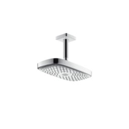 Palarie de dus Hansgrohe Raindance E300 si brat din tavan 100mm crom lucios
