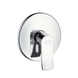 Baterie dus HansGrohe Metris montaj incastrat