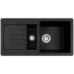 Chiuveta compozit Teka Kea 60B 11/2B 1D Schwarzmetallic