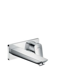 Baterie lavoar perete HansGrohe Logis pipa 195mm