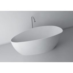 Cada freestanding Cast Marble Praga XL 170X77 alba