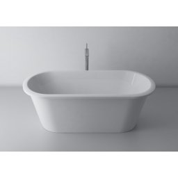 Cada freestanding Cast Marble Tivoli 160x70 alba