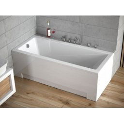Cada baie dreptunghiulara Besco Modern 140x70cm