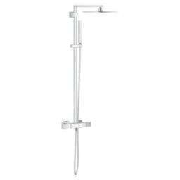 Coloana de dus cu termostat Grohe Euphoria Cube System 230 crom lucios