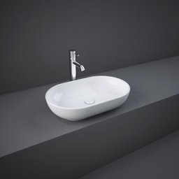 Lavoar oval RAK Feeling 55cm alb lucios