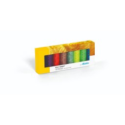 Ata Brodat Mettler Poly Sheen Kit Neon, set 8 buc, No.40 200m