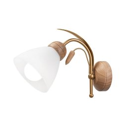 Aplică TULIP 1xE27/60W/230V stejar