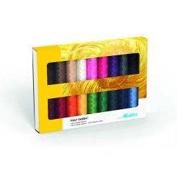 Ata Brodat Mettler Poly Sheen, set 18 buc, No.40 200m