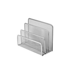 Suport pentru plicuri metalic mesh Forofis 91321 silver
