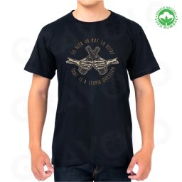 Tricou negru personalizat: To beer or not to beer? That is a stupid question