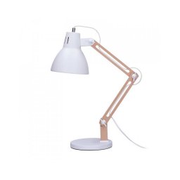 Solight WO57-W Lampă de birou FALUN 1xE27/25W/230V alb/dub
