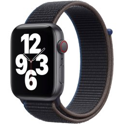 Ceas Smartwatch Apple Watch SE, GPS + Cellular, 40mm Space Grey Aluminium Case, Charcoal Sport Loop