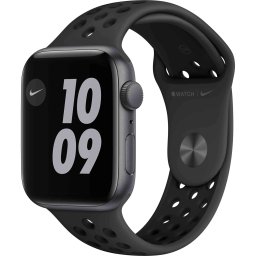 Ceas Smartwatch Apple Watch SE Nike, GPS, 40mm Space Gray Aluminium Case, Anthracite/ Black Nike Sport Band