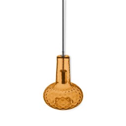 Lampa Pendul pt LED E27 LEDVANCE 1906 CARVED PEAR G ORANGE
