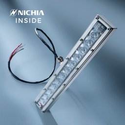 Violet UVC Nichia LED Module 280nm 12 LED-uri NCSU334B 630mW 29cm 48VDC IP67 cu controler incl., pentru dezinfecție și sterilizare