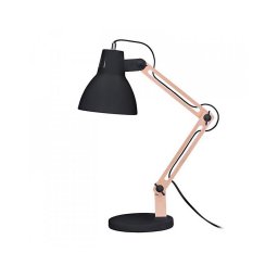 Lampă de masă Solight WO57-B FALUN 1xE27/25W/230V negru/stejar