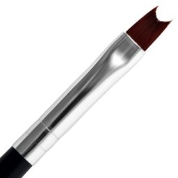 Pensula Gel French cu Capac Metalic, No 8, Lila Rossa