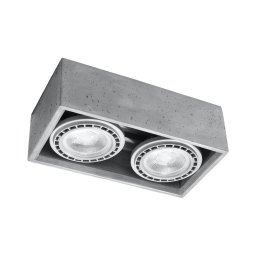 Plafonieră QUATRO 2xGU10/40W/230V beton