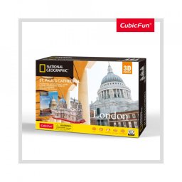 Cubic Fun - Puzzle 3D si Brosura-Catedrala St. Paul 107 Piese
