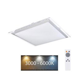 Corp de iluminat LED RGB dimabil Globo 48380-48RGB RENA LED/48W/230V+LED/4,5W + telecomandă