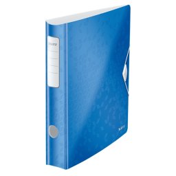 Biblioraft LEITZ 180 Active WOW, polyfoam, A4, 65 mm, albastru