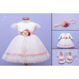 Set botez 4 piese Sweet Flower