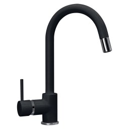 Baterie CookingAid Indiana cu furtun dus retractabil cap extractibil si finisaj granit Negru Metalic Metalic Black