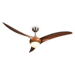 Klarstein Monteverde, ventilator de tavan, lustra, 52 ", 8376 m³ / h, 3 lame (ACO19-Monteverde)