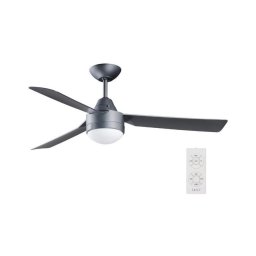 Ventilator de tavan BAYSIDE 531017 MEGARA 2xE14/15W/230V antracit + telecomandă