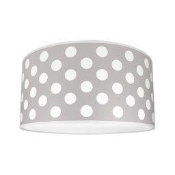 Plafoniera copii DOTS GREY 2xE27/60W/230V gri