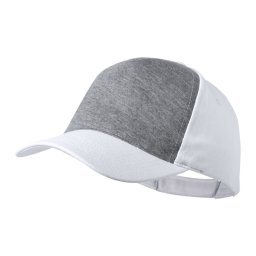 Sapca baseball, marime universala, Everestus, 20IUN0887, Gri, Alb, Bumbac, Poliester