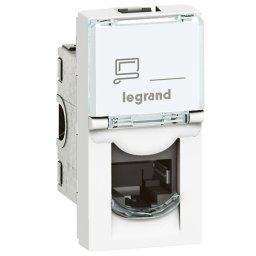 Priza Rj45 C5e Ftp 1 modul Legrand Mosaic 076552
