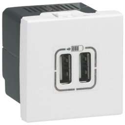 Piza incarcator 2USB 1500 BLANC 5V