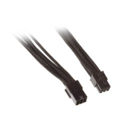 Cablu prelungitor Silverstone 6-pini PCIe, 250mm, Black, PP07-IDE6B