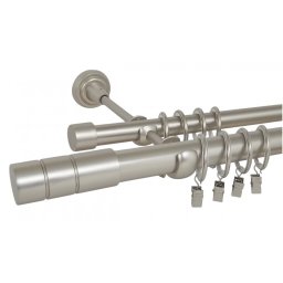 Galerie dubla CYLINDRU dubla 25/19 - crom mat