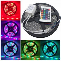 Kit Banda LED RGB cu Telecomanda 60 LED/m 10W/m 12V