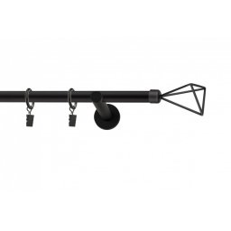 Galerie SIMPLA PRINDERE PERETE PICIOR UNIVERSAL 19 mm SPACE NEGRU