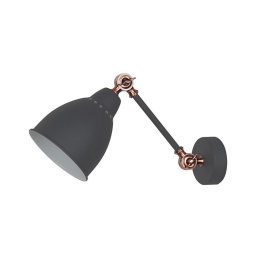 ITALUX MB-HN5010-1-B - Lampă de perete SONNY 1xE27/60W/230V antracit