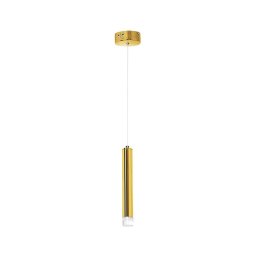 Lustră suspendată cu cablu GOLDIE LED/5W/230V, aurie