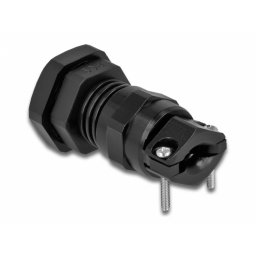 Garnitura de etansare a cablului PG9 cu protectie uzura/indoire Negru, Delock 60351