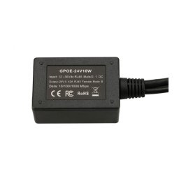 Injector POE 1 port gigabit cu inverter de la 12v la 24v