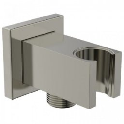Cot racord patrat G1/2 Ideal Standard cu suport para de dus model Joy culoare silver storm
