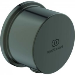 Conector fix fit Ideal Standard rotund pentru furtun de dus, model Joy, magnetic grey