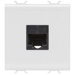 Priza de date UTP RJ45 CAT.5E 2 module Gewiss Chorus GW10434