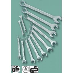 Set 8 Chei Combinate ( la un capat fixe si la celalalt inelare ) 8-19 mm, CV, DIN3113 - MANNESMANN - M19850
