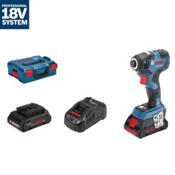Masina de infiletat/desfiletat cu percutie cu acumulator GDR 18V-200 C cu 2 acumulatori 4.0 Ah