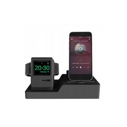 Încărcător 3 in 1 pentru iPhone 11 PRO/Apple Watch/Airpods, Gonga® Negru