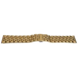 Bratara aurie 7 rânduri cu deployant 20mm - 57111