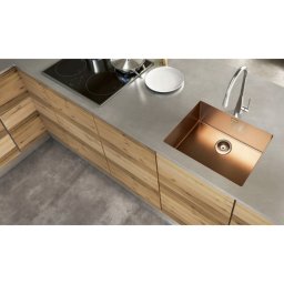 Chiuveta bucatarie inox CookingAid BOX LUX 50 COPPER culoare cupru