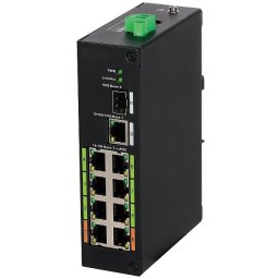 Switch cu 8 porturi ePoE Dahua LR2110-8ET-120